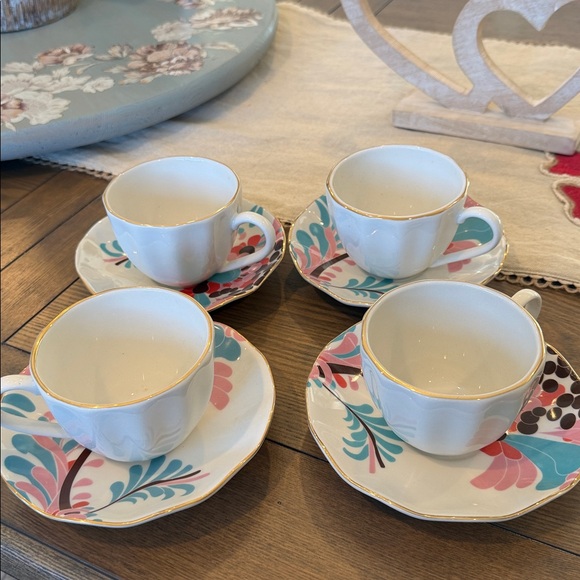 Lenox x Kate Spade Gwinnett Lane Creme Tea Cup & Saucer Set - Picture 2 of 8